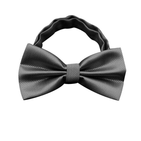 Grey Shimmer Bowtie