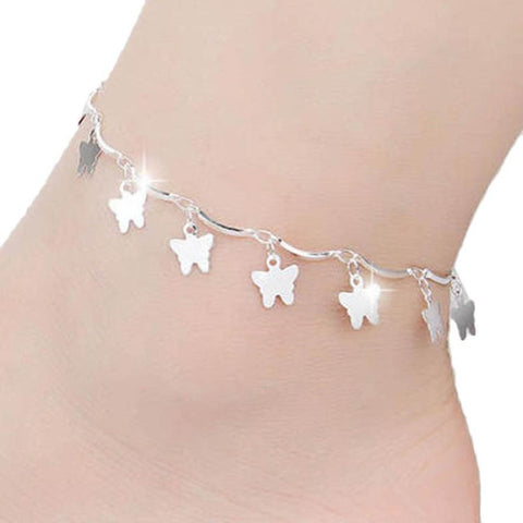 Butterfly Dangle Charms Anklet