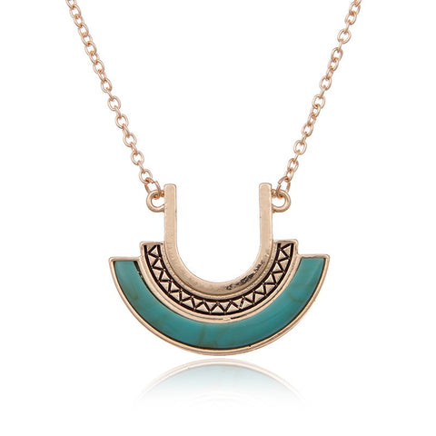 Vintage U Shaped Necklace