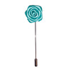 Blue Rose Shape Lapel Pin