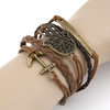 Multilayer Lucky Charm Rope Bracelet