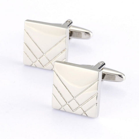 Geometric Stripes Cufflinks