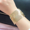 Waves Design Cuff Bracelet