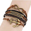 Multilayer Infinity Anchor Friend Rope Bracelet