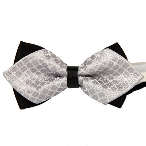 Silver Shimmer Bowtie