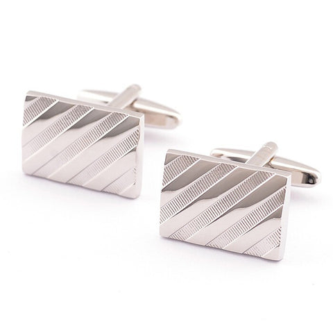 Diagonal Stripe Cufflinks