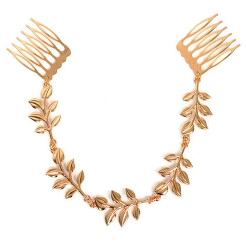 Wild Leaf Hair Comb Pin