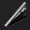 Crystal on Bars Tie Clip
