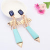 Bee & Arrow Drop Earrings