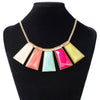 Rectangle Drops Necklace