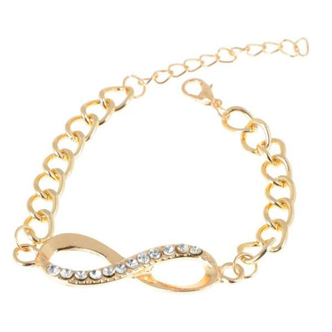 Infinity Symbol Bling Bracelet