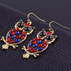 Owl Charm Dangle Earrings