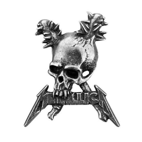 Metallica Damage Inc. Skull Collar/Lapel Pin Brooch