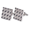 Embellished Square Crystal Cufflinks