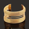 Rope Chain Circled Cuff Bracelet