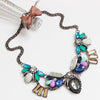 Abstract Crystals Necklace