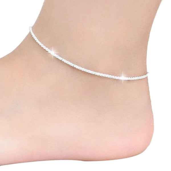 Rope Chain Sparkling Anklet