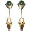 Rivet Bucket Drop Earrings