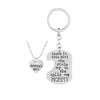 THERE IS THIS GIRL SHE STOLE MY HEART SHE CALLS ME MOMMY Family Keychain Set
