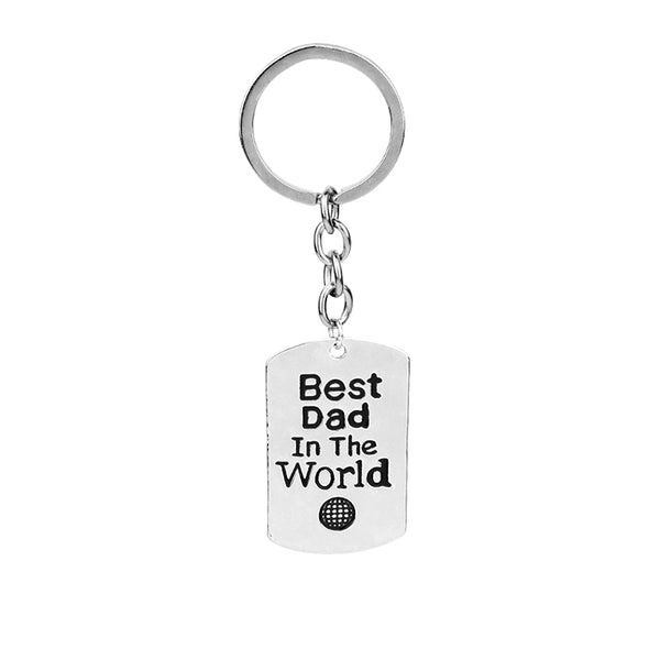 BEST DAD IN THE WORLD Keychain