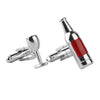 Wineglass Wine Bottle Cufflinks