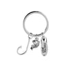 LOVE YOU DAD Fish Hook Charms Keychain