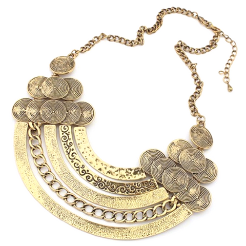 Connected Coins Necklace