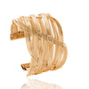 Closely Woven Rope Chain Cuff