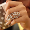 Hollow Rose Joint Ring