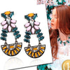 Geometric Rainbow Earrings