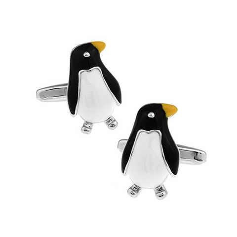 Silver Penguin Cufflinks