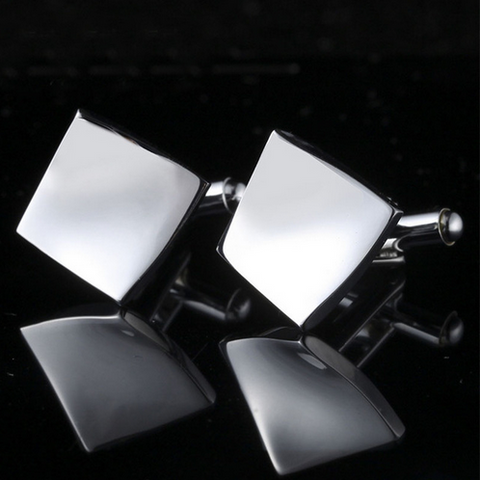 Bent Square Tile Cufflinks