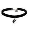 Peace Pendant Gothic Choker Necklace