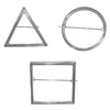 Geometric Shapes Brooch (Set of 3)