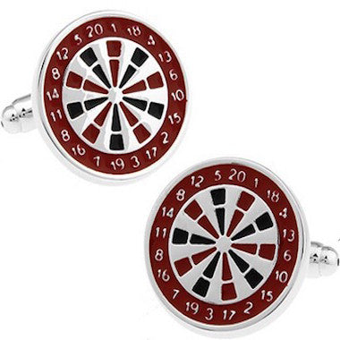 Dart Board Cufflinks