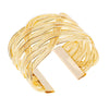 Closely Woven Rope Chain Cuff