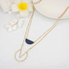 Big V Shape Layered Chain Necklace