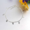 Floral Charms Sparkling Anklet