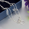 Leaves Dangle Charms Layered Anklet