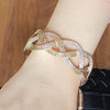Hollow Braid Cuff Bracelet