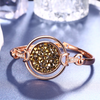Crystal Ball Bangle Bracelet