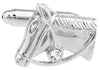 Crystal Horse Cufflinks