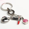 Lipstick & Nail Polish Keychain