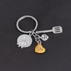 I LOVE YOU MOM Dinnerware Charms Keychain