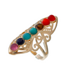 Colorful Gem Stone Ring