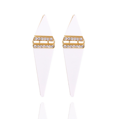 Mirror Triangles Earrings