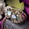 Inverted Leaves Vintage Bracelet