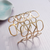 Abstract Circles Cuff Bracelet
