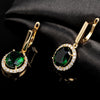 Hanging Emerald Princess Earrings