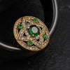 Green Cubic Zirconia Ring